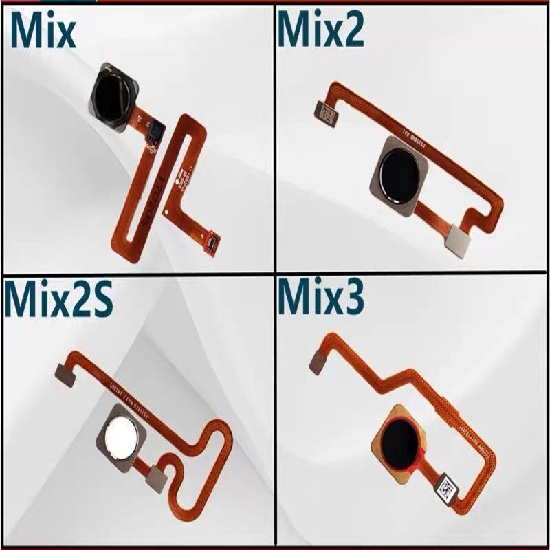 Home button fingerprint sensor flexible cable for Mi Mix 2 2s mobile phone repair accessories