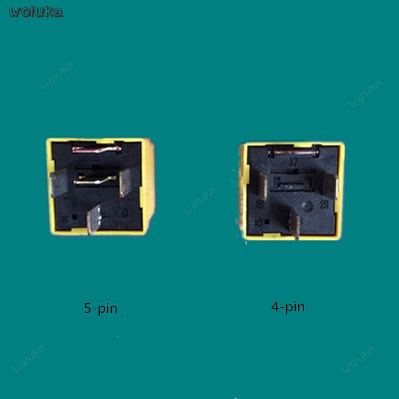 Car pure copper 4 pins 5 pins relay 12V universal modified car relay 4 plug relay 5 plug relay CD50 Q04