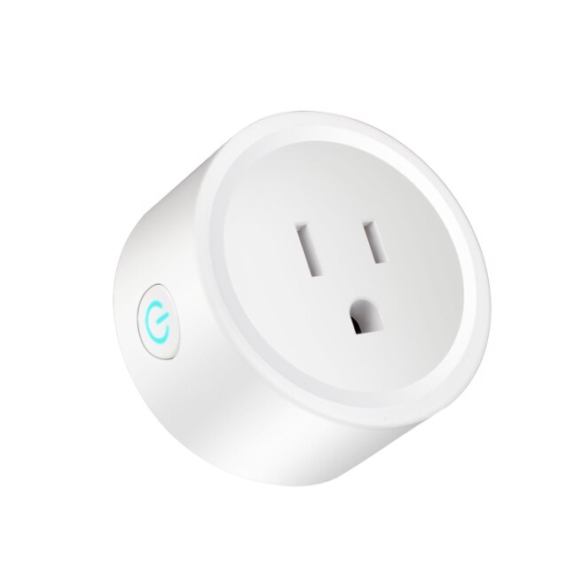 Smart Stikkontakt Adapter Wi-Fi Tuya - Stemmestyring App Smart Life - Virker med Alexa Google Home: Os stik