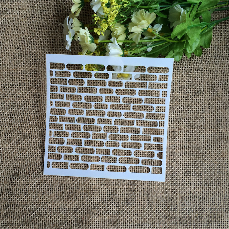 1Sheet Plastic Layering Stencils for DIY scrapbooking/photo album Decorative Crafts Planner