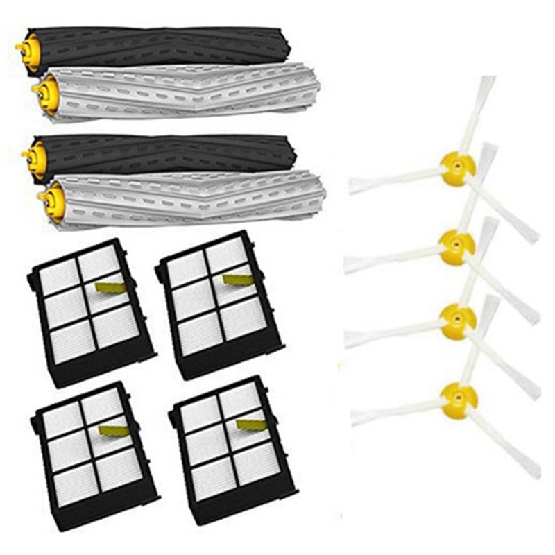 For hepa filter for irobot roomba 800 series 870 880 980 filtre sidebørste deler sett for irobot roomba 800 900 series: Default Title
