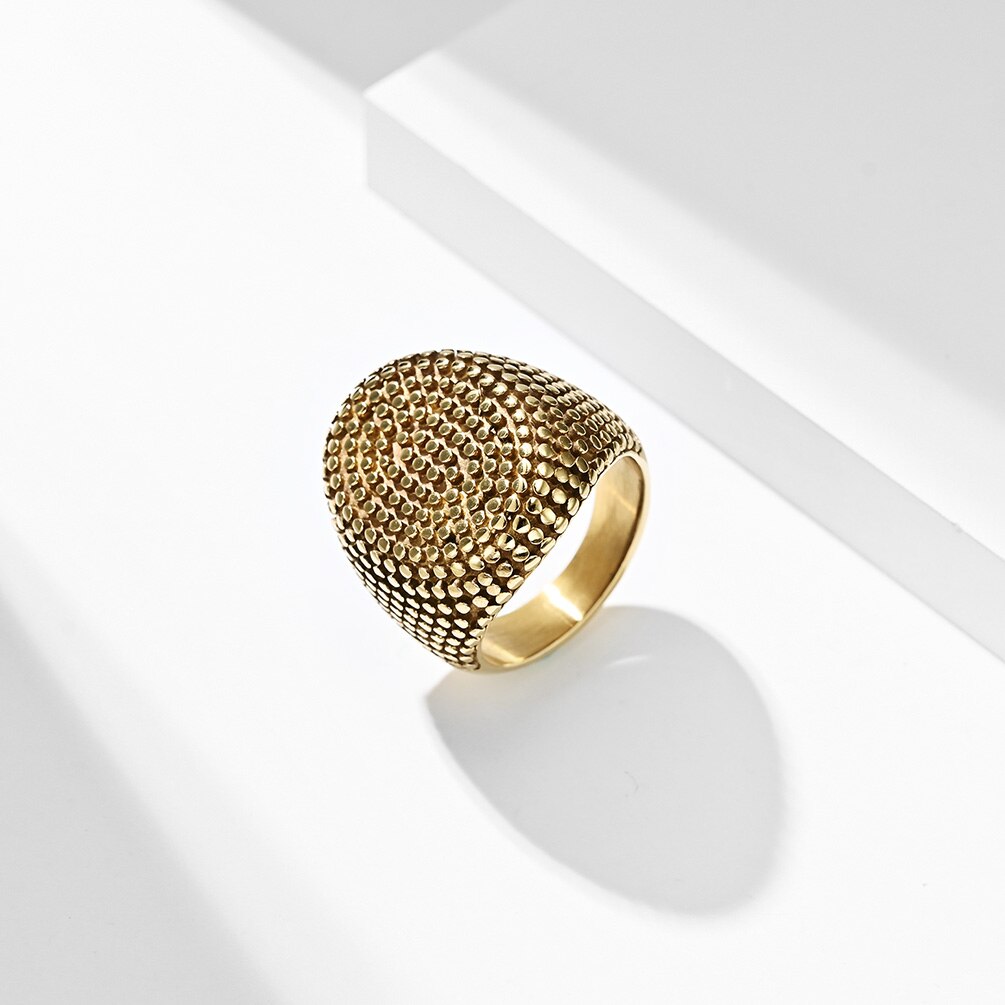 JHSL-anillos grandes de acero inoxidable para hombre, joyería de 25mm de ancho, estilo hip hop, de aniversario, tamaño 8, 9, 10, 11, 12