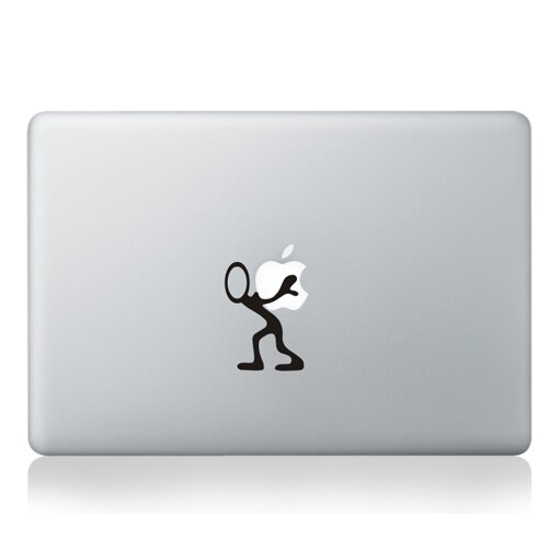 Funny Cartoon Laptop Partial Sticker for Apple Macbook Pro Air Retina 11 12 13 15 Laptop PVC Vinyl Decal laptop Skin Sticker: MB black-Part A(19)