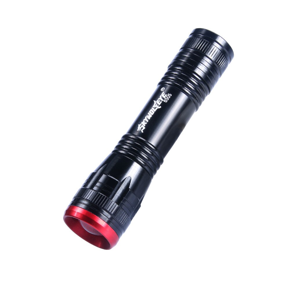 Skywolfeye 3000 Lumens 3 Modes XML XPE LED 18650 Flashlight Torch Lamp Powerful home outdoor travel lighting flashlight: Red