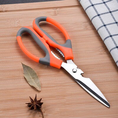 Kitchen Scissors Knife Meat Vegetable Cutter Scissors Knife Stainless Steal Chicken Duck Fish Cutter Scissor Kitchen Tools Acces: E