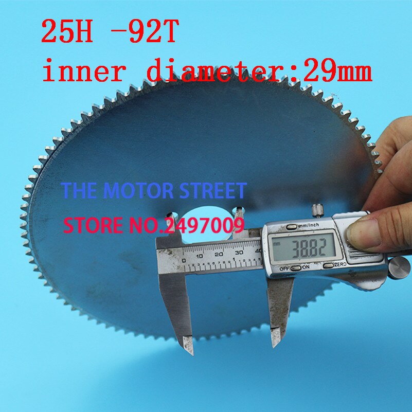 free shopping 25h 92t 29mm Chain Sprocket Electric Scooter Rear Sprocket fit Scooter Sprocket Scooter Parts/Electric Scooter
