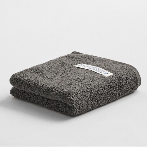 Serviette peignée 100% coton pour adulte, lavage du visage, simple et pur: brown