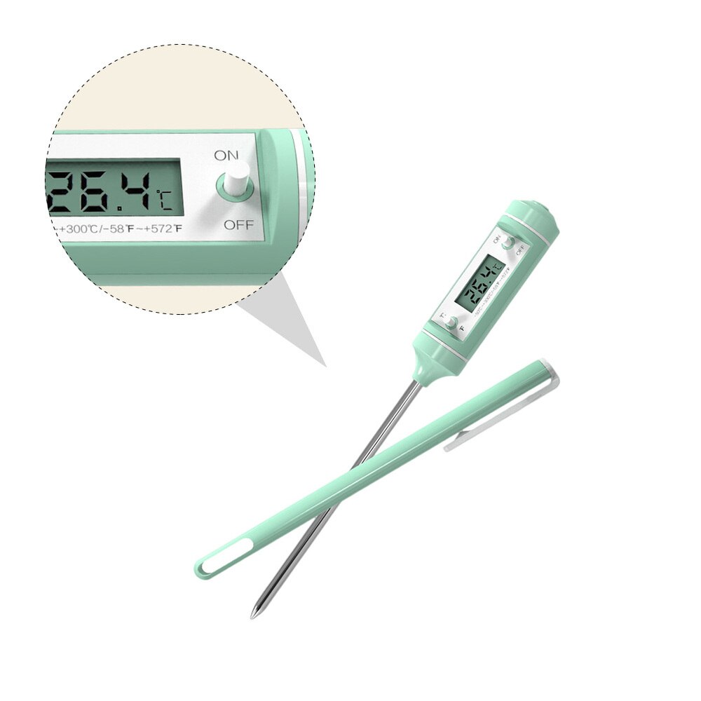 Termómetro de cocina para alimentos, herramienta para medir la temperatura de la leche y la carne, herramienta para hornear
