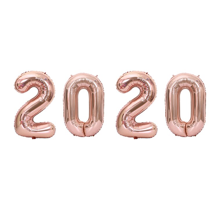 Rose Gold Wedding Birthday Party Balloons Happy Birthday Letter Foil Balloon Baby Shower Anniversary Event Party Decor Supplies