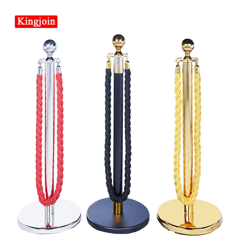 1.5m long twisted lining isolation rope, flannel sling obstacles, used to welcome the queued pole fence stand