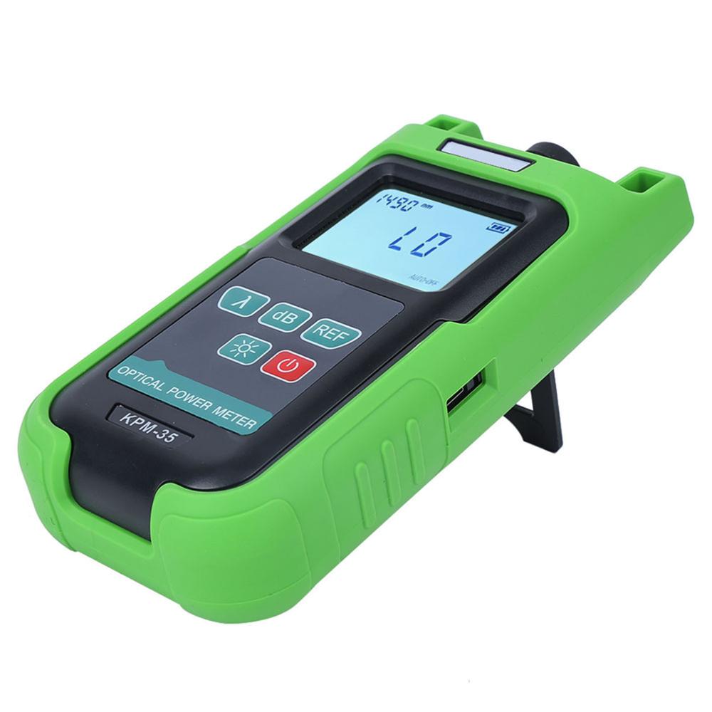 KPM-35 High Accuracy Optical Power Meter -70dBm - +10dBm Fiber Testing Measuring Tool Support 6 Wavelength