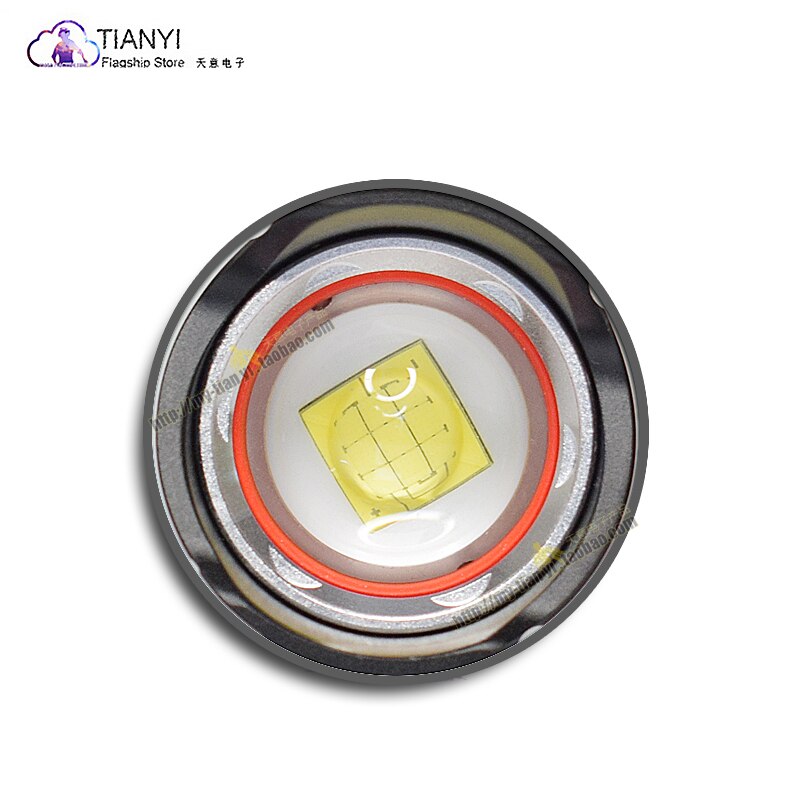 LED high-power telescopic focusing lighting flashlight Support USB rechargeable aluminum alloy searchlight flashlight