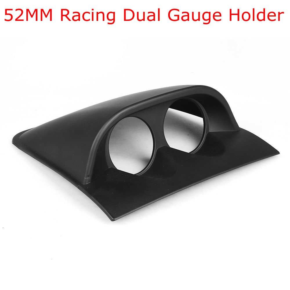 Dynoracing 2&quot; 52mm Car Digital Turbo Boost Gauge PSI BAR Water Temp Oil Temp Oil Pressure Gauge Voltmeter Tachometer Rpm gauge: Racing Dual holder