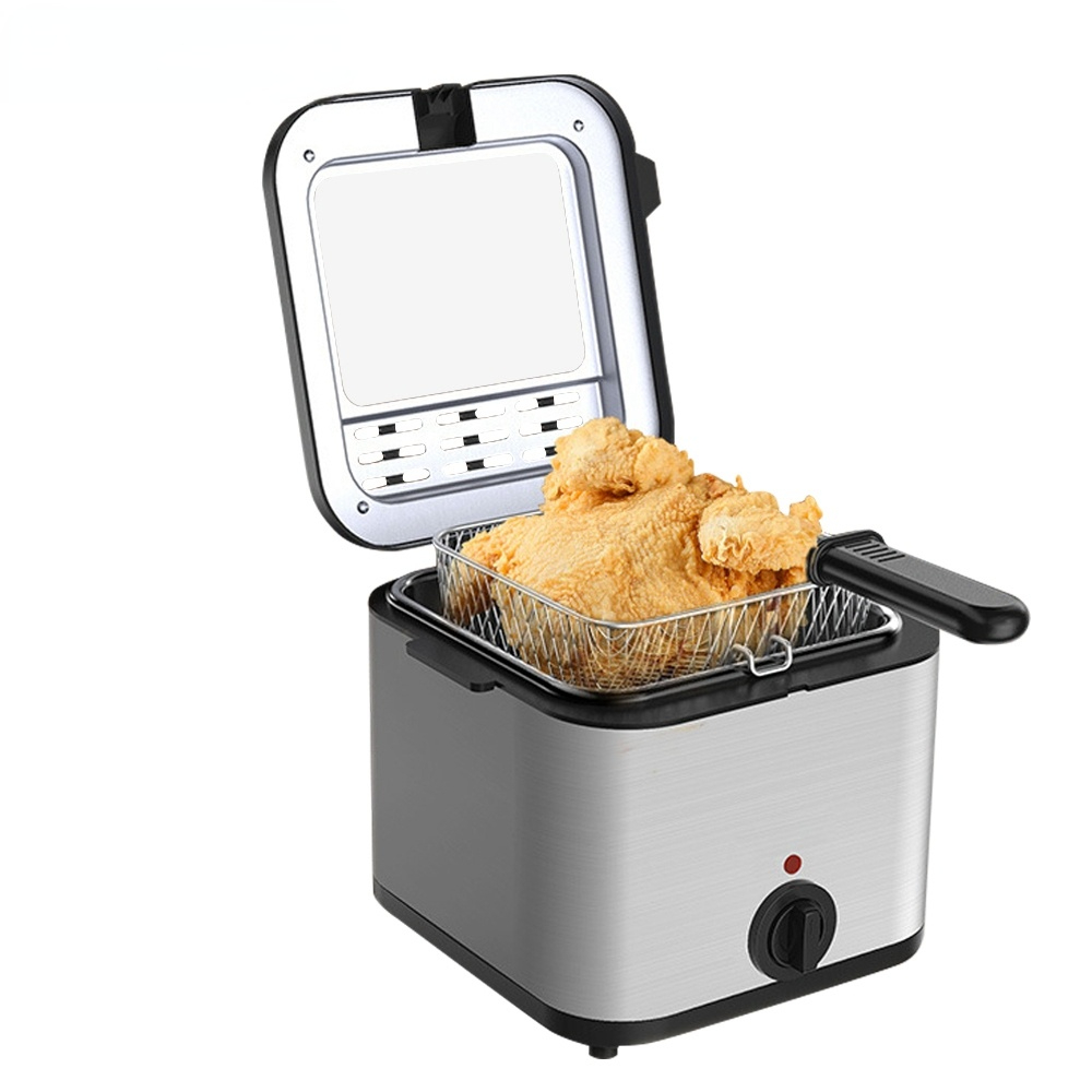 Household/Commercial Electric Fryer 2.5L Frying Machine French Fries Maker Deep Oven Fried Chicken Grill BBQ Tool 110/220V