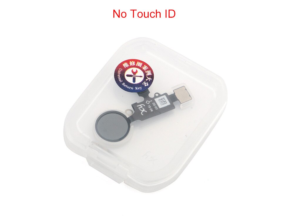 for iPhone 7 7 Plus 8 8 Plus Universal Home Button Flex Cable Assembly the Newest Return Function Replacement Parts No Touch ID: Black