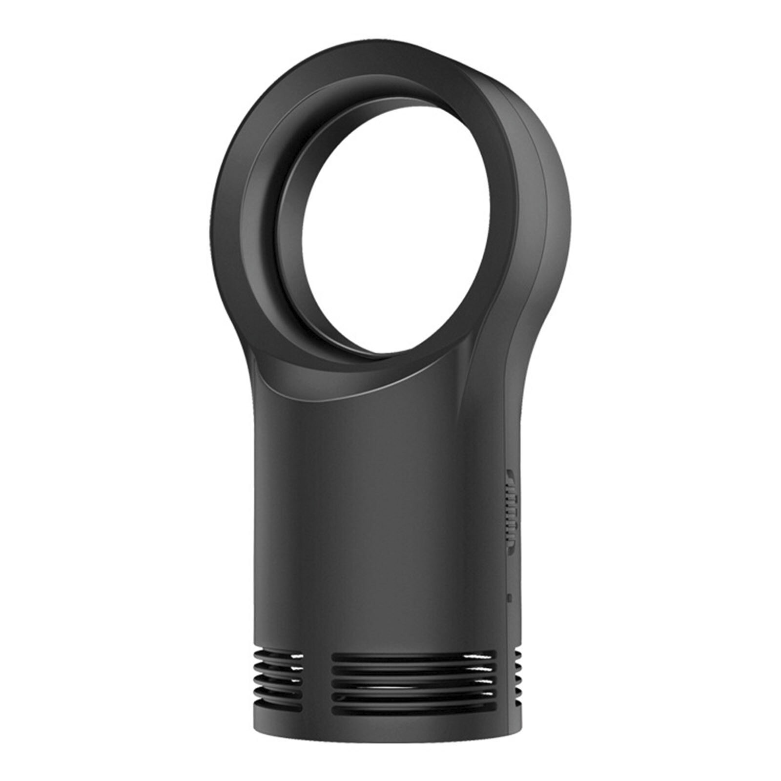 400W for Home Portable Heater Small Leafless Heater Electric Fan Handy Air Heater Warmer Fan EU Plug: Black