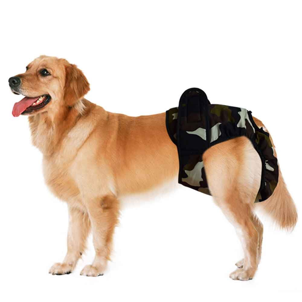 Cute Pet Dog Physiological Pants In Season Sanitary Pants Camouflage cool sell good spodenki sportowe: Camouflage / S