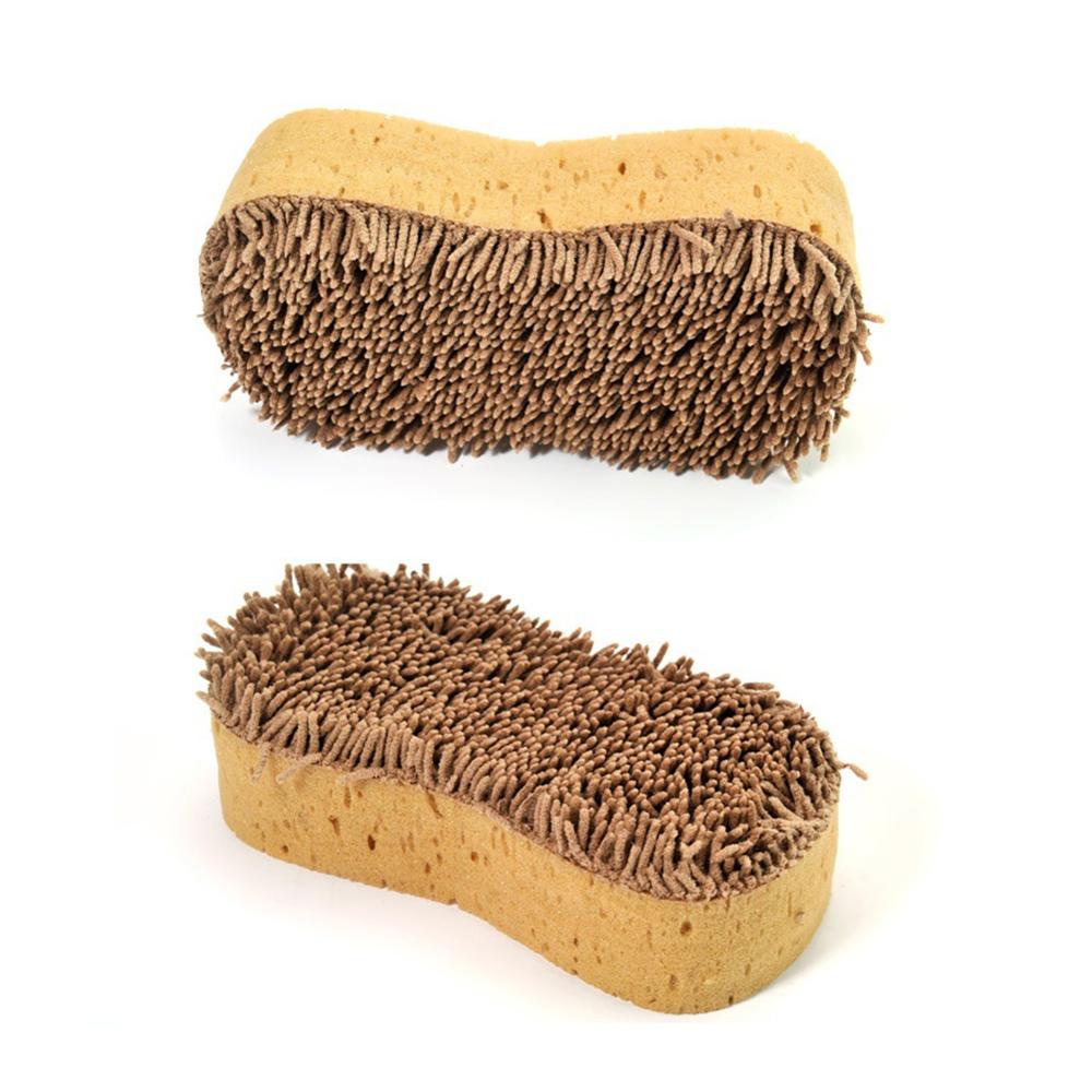 Multipurpose Extra Large Size Car Washing Sponge Easy Grip Super Soft Fiber Cleaning Sponge Car Salon Beauty Tools: Default Title