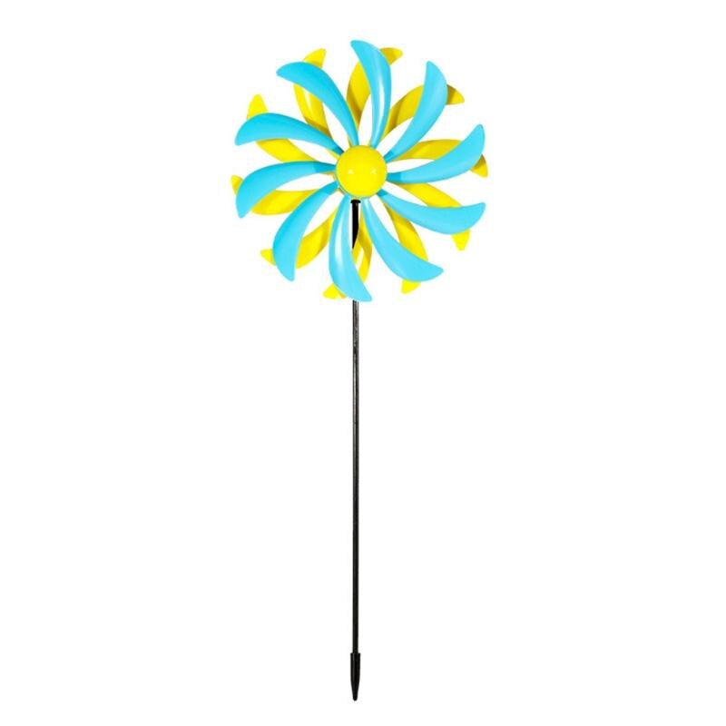 Dubbele Lagen Wind Spinners Gazon Pinwheels Windmolen Party Pinwheel Wind Spinner: 03