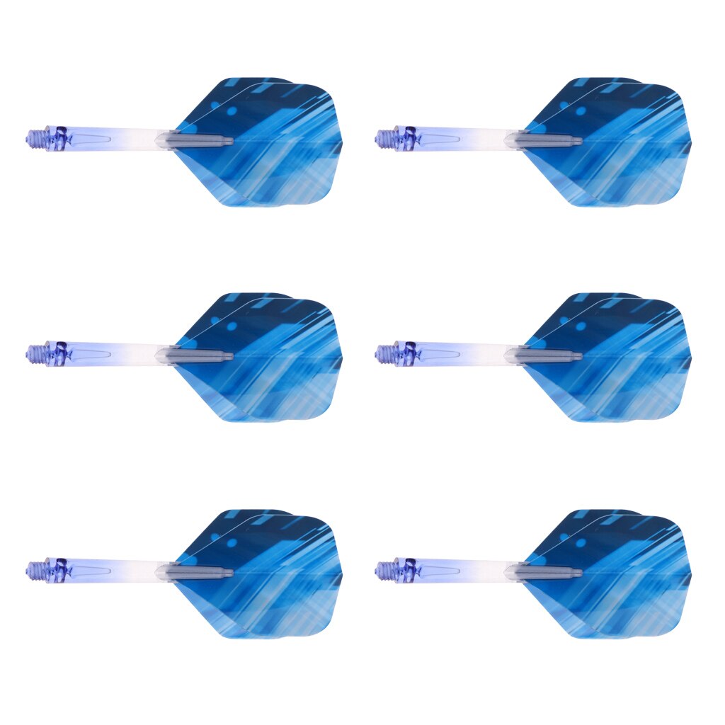 Brettyia 10 pièces arbres à fléchettes professionnels avec des vols: Blue