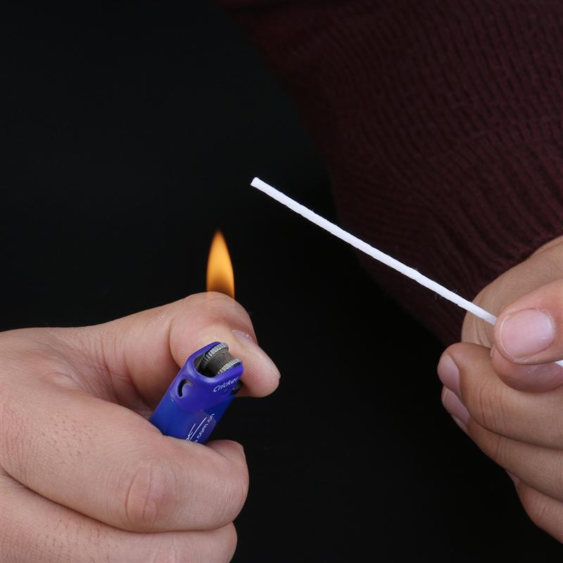 30 st naturlig ljusveke lågrök förvaxad och naturlig bomullskärna för ljustillverkning diy