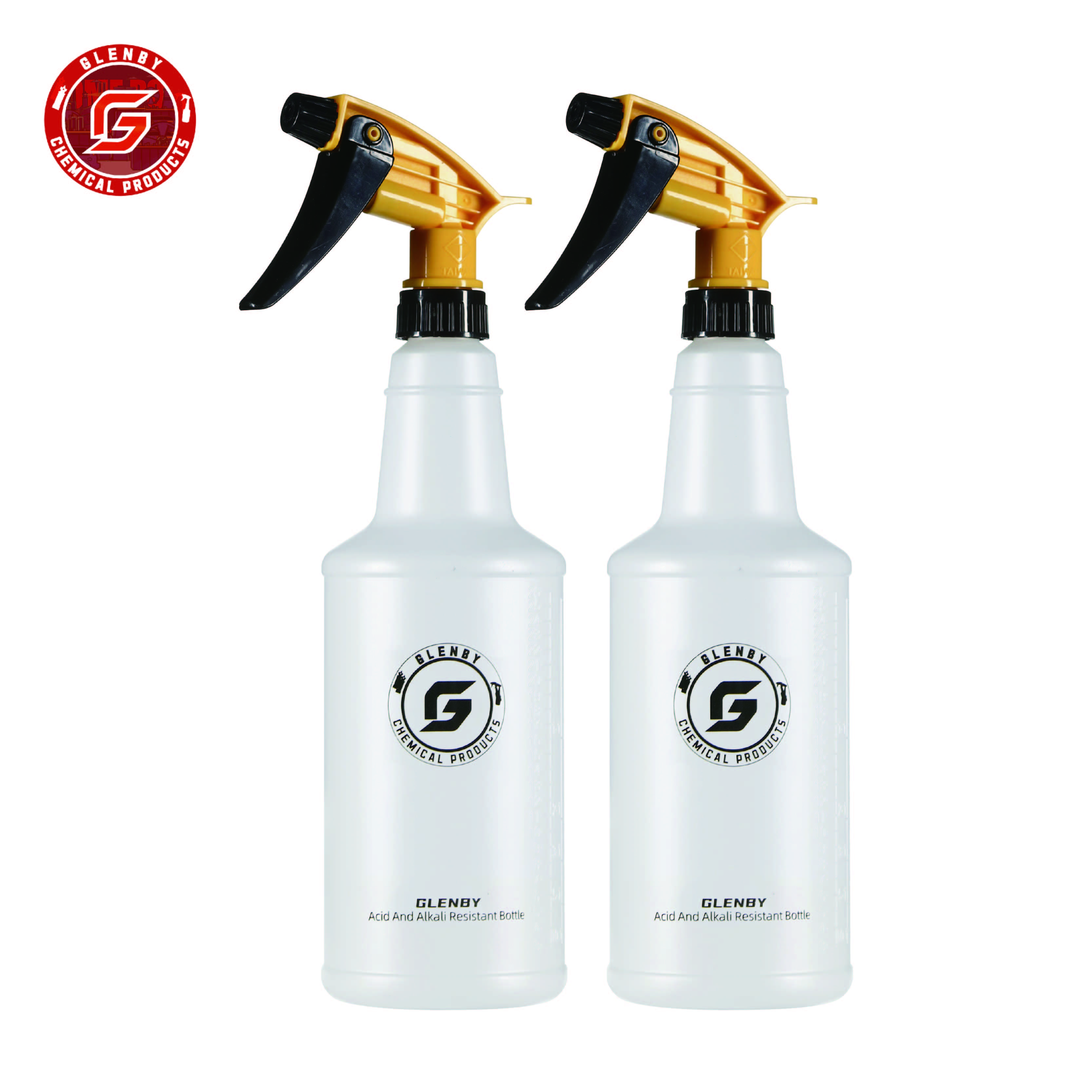 Bouteille de pulvérisation cylindrique de brouillard d'eau ultra-fine pour voiture, pulvérisateur de degré chimique HDPE, arrosoir de lavage automatique, vaporisateur rapide: Incolore
