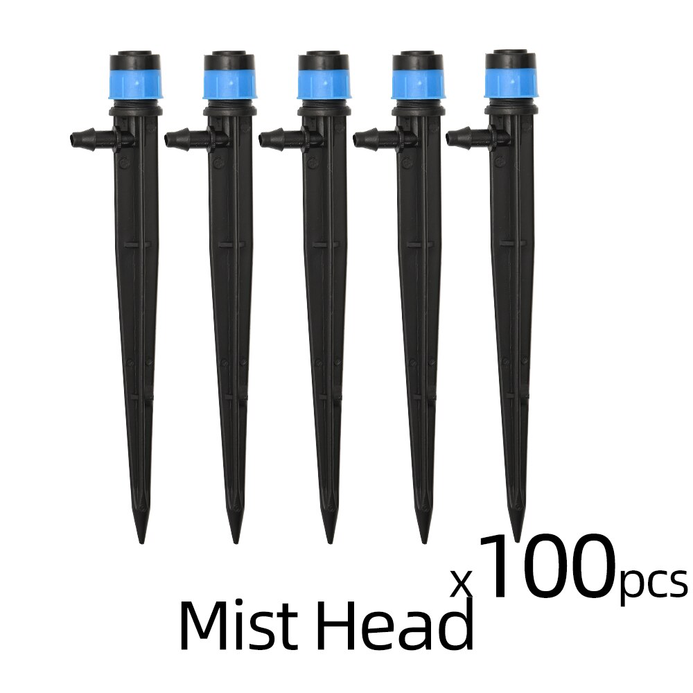 5M-60M Hose Watering Set Garden Watering System Water Plant Automatic Water Fountain Drip Irrigation System: 100pcs HEAD