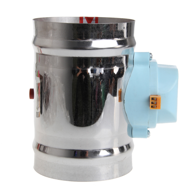 4&quot; 220V AC Stainless Steel Electric Solenoid Valve Damper Tight Water Steam
