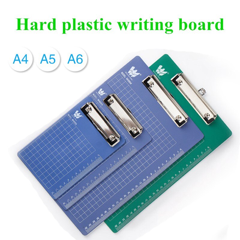 Datei Bord A4 Karton Clip Hängen Schreiben Pad Rechnung Hinweis Hängen Punkt Menü Kunststoff Schreibtafel Clip
