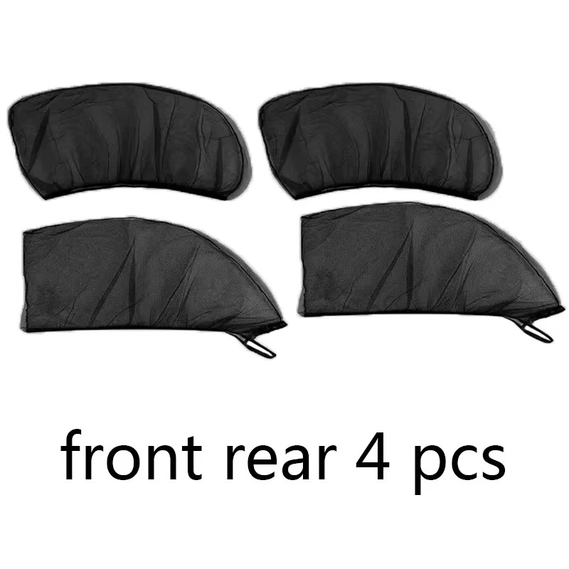 Car Sunshade Anti-mosquito Insulation UV Protective Glass Sunscreen Mesh Reflective Sunshade Protective Window Film For SedanSUV