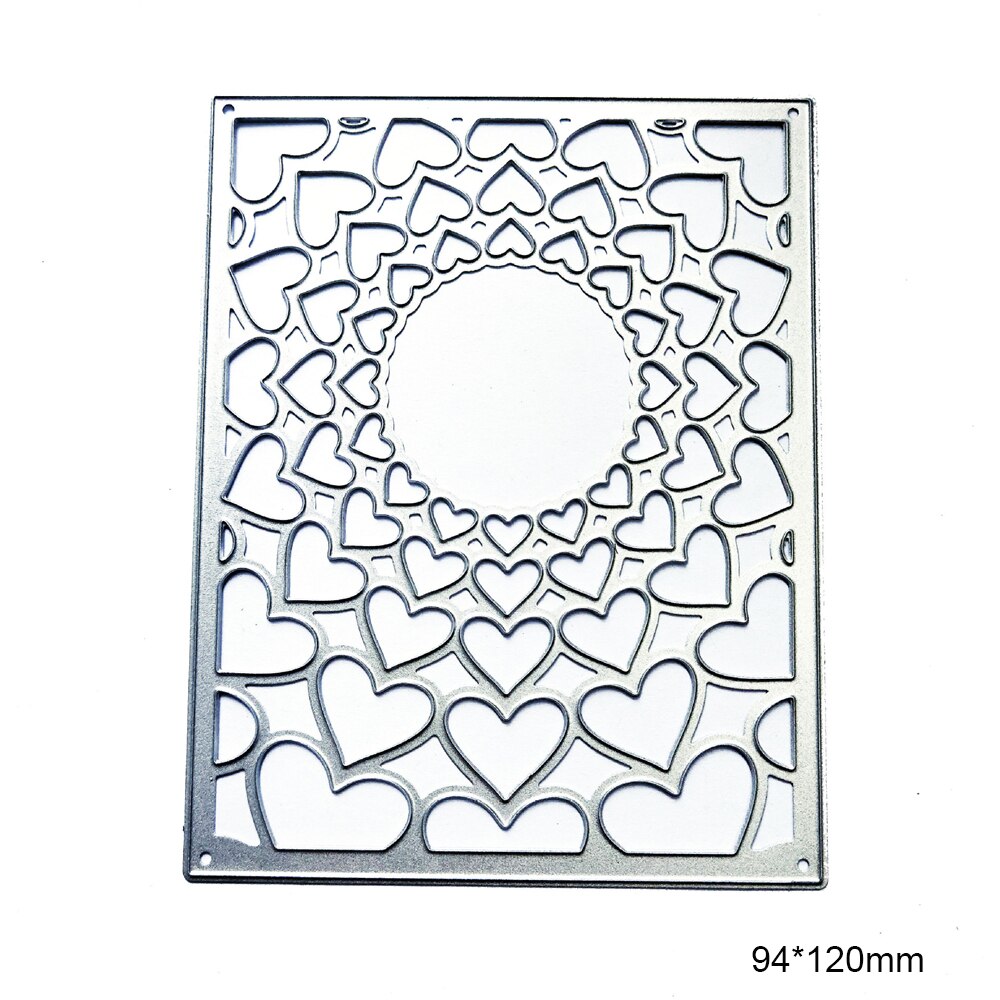 Set 6 Fustelle In Acciaio Al Carbonio Per Scrapbooking – Stampo Pizzo Metallico, 7,8x12 Cm, Fai Da Te