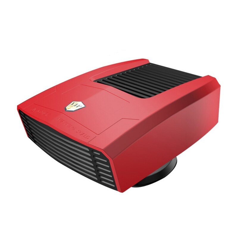 Désembuage et désembuage du pare-brise électrique Portable, ventilateur chauffant pour voiture, bateau, camping-Car: Red
