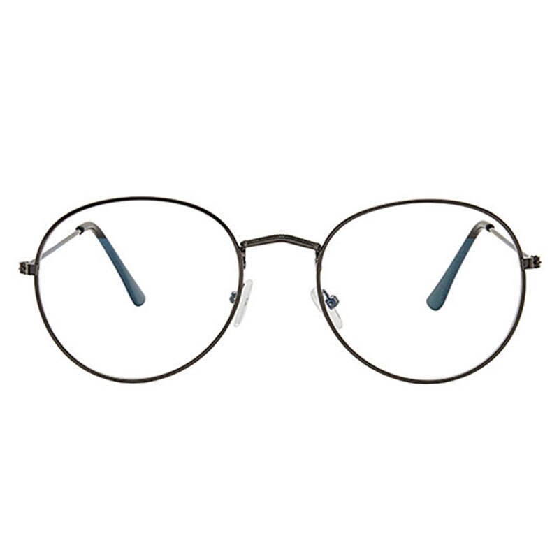 Lunettes de pour femmes, monture de lunettes décorative rétro, coréenne Harajuku pour filles: grey