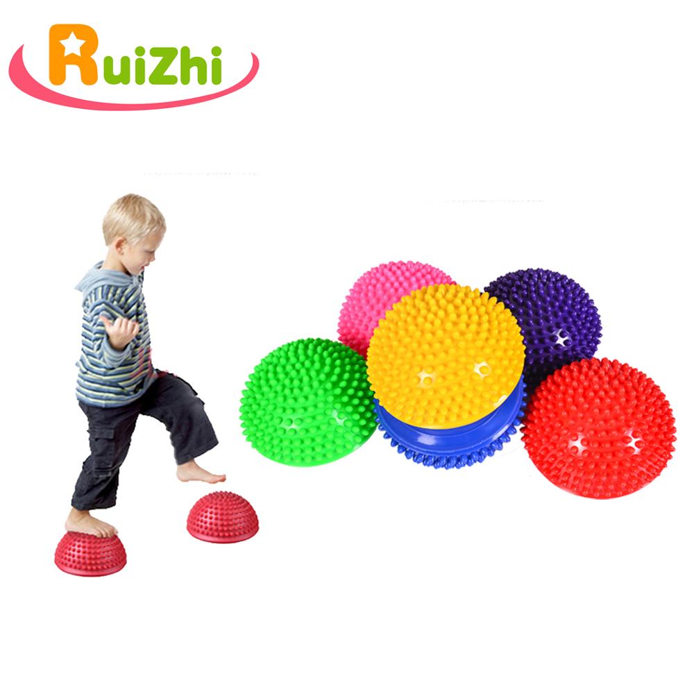 Ruizhi 16cm Massage Ball Hemisphäre Stepping Steine Kinder Balance Ball Körperliche Fitness Gerät Übung RZ1011