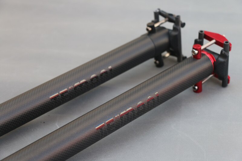 TEMANI-tija de sillín de bicicleta 3K T800, de carbono completo, BMX/plegable, tubo de bicicleta ultraligero, recta, /33,9x34,9mm, 580