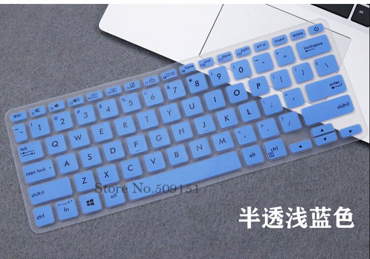 For ASUS Vivobook 14 X409MA X409JB X409JP X409UA X409U X409JA X409FJ X409FL x409 fb x409f x409fa Laptop Keyboard Cover Protector: Blue