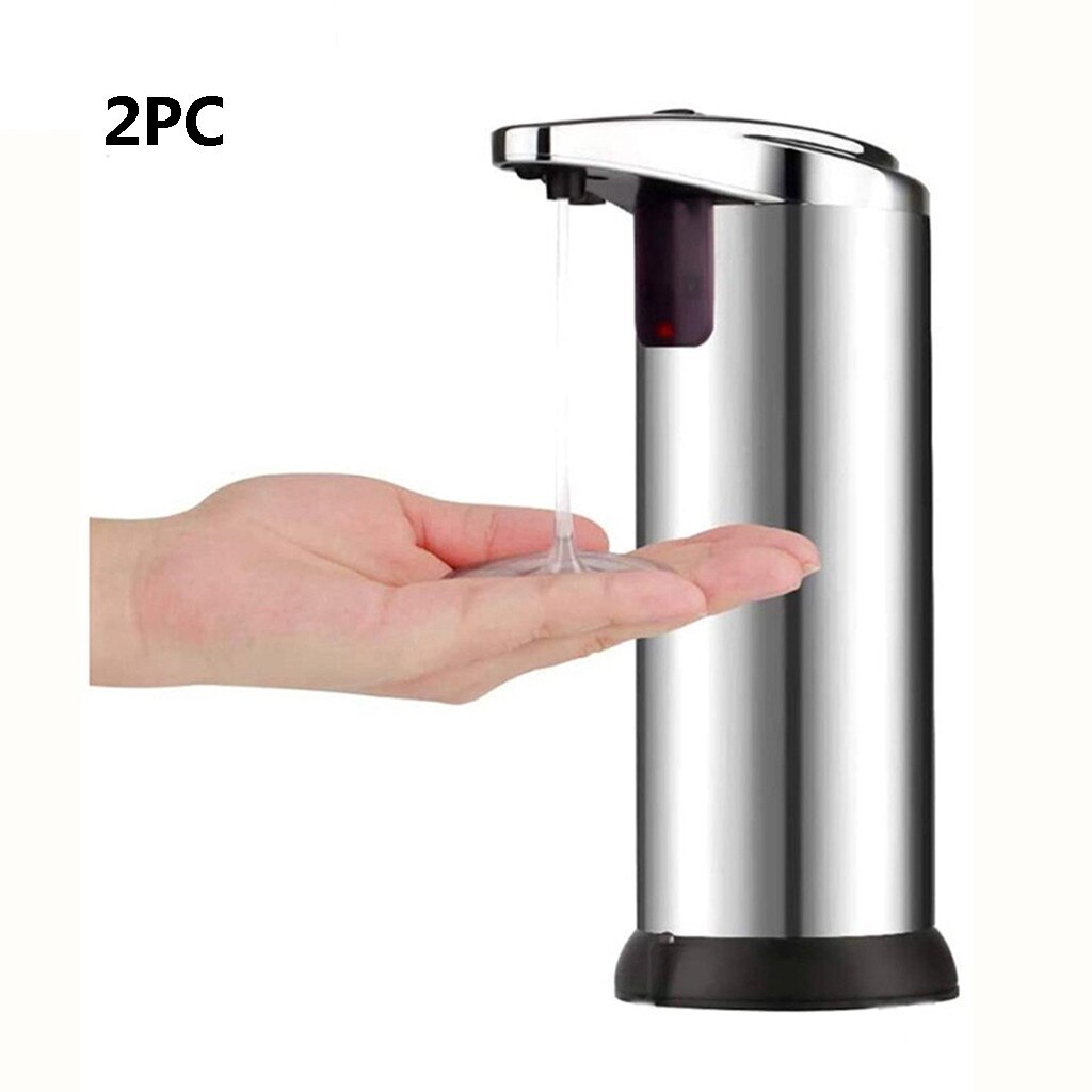 40# 300ml berøringsfri håndfri automatisk sæbedispenser flydende håndvask badeværelse vaskelotion berøringsfri desinficeringsmiddel til køkken: B