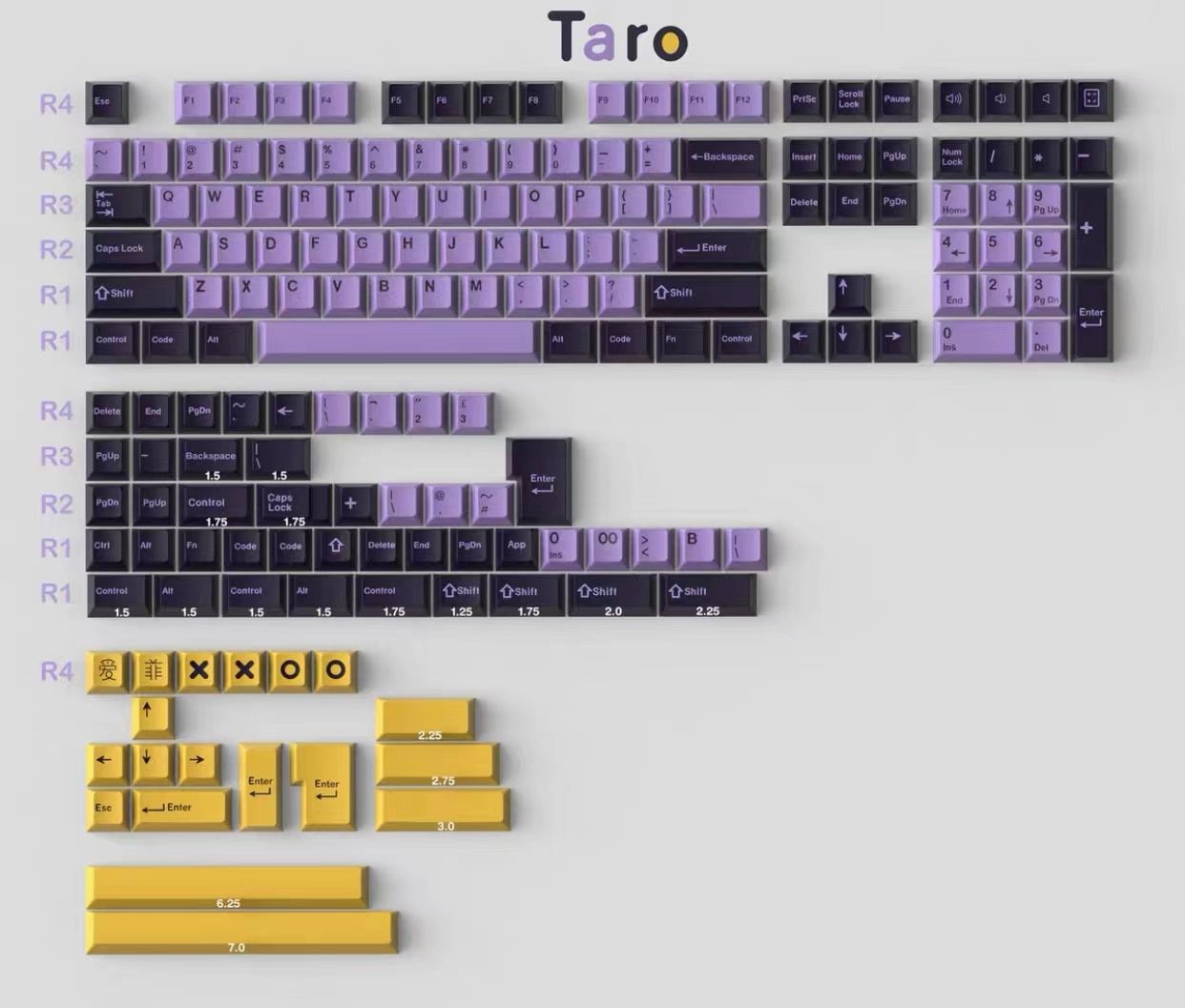 G-MKY 173 Dmg/Shoko/Taro/Wob Keycaps Cherry Profie... – Vicedeal