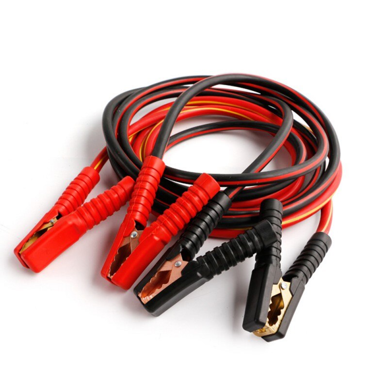 2.5m Car Auto Emergency Battery Cable Booster Cord Copper With Clip Cable Car Jumper Wire Start Clamp Charging Booster