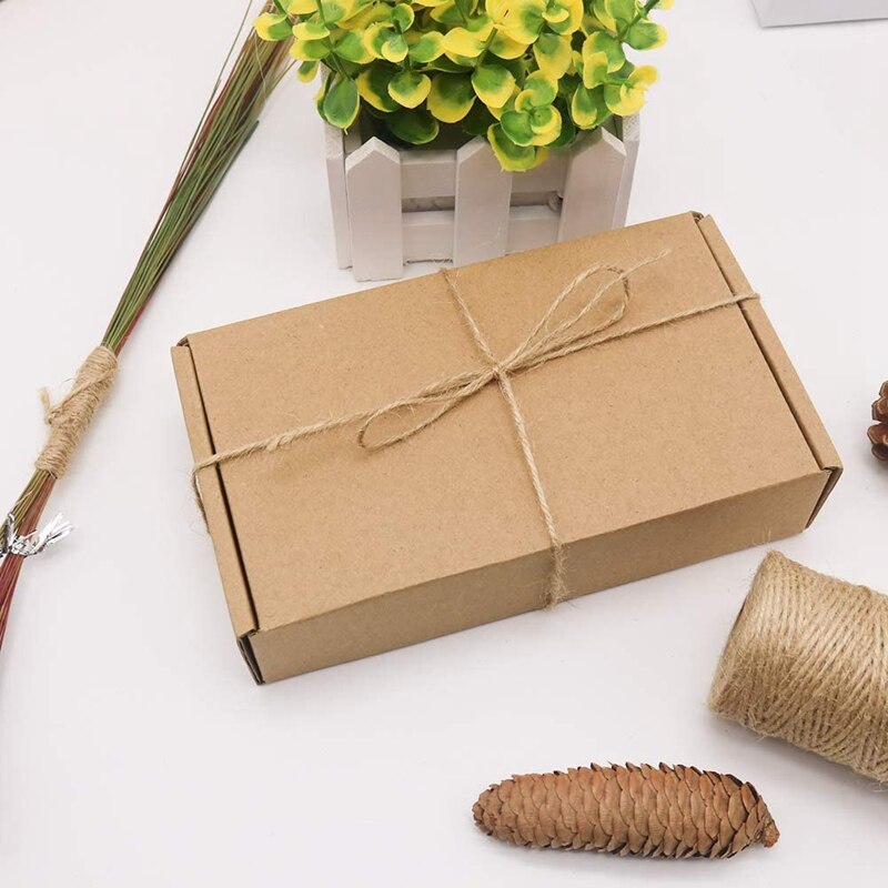 Jute Twine, 2mm Natural Jute String Arts&Crafts Twine for Wrapping, Floristry, Rustic Jars Decoration and Garden