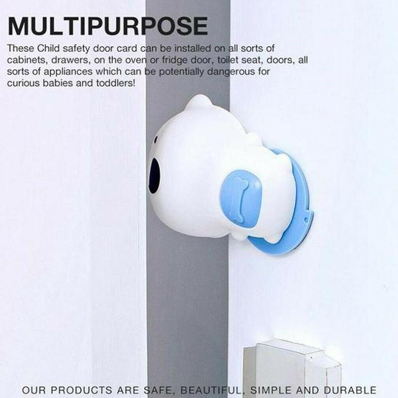 Kind Veiligheidsproducten Baby Veiligheid Stopper Card Stop Deur Deur Siliconen Deur X8B5