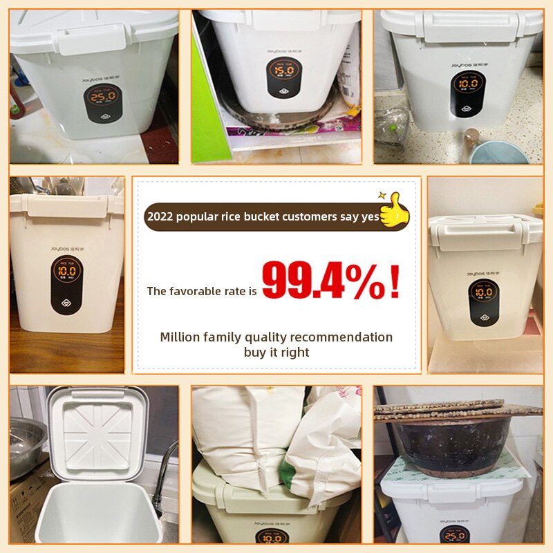 Joybos hermetyczny pojemnik robić przechowywania żywności 5L/10L plastikowa kuchnia lodówka turystyczna zbiornik wieloziarnisty przezroczysty uszczelniony puszka