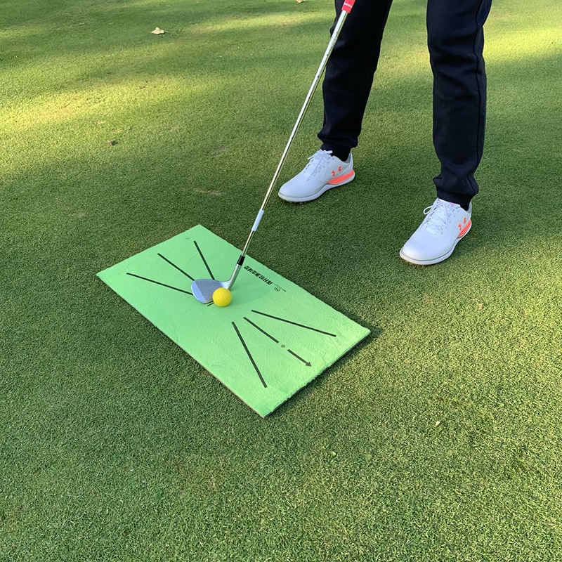 Golf trening matte for swing deteksjon batting i døren golf spill golf praksis trening hjelpemiddel hjemmekontor utendørs matte pad
