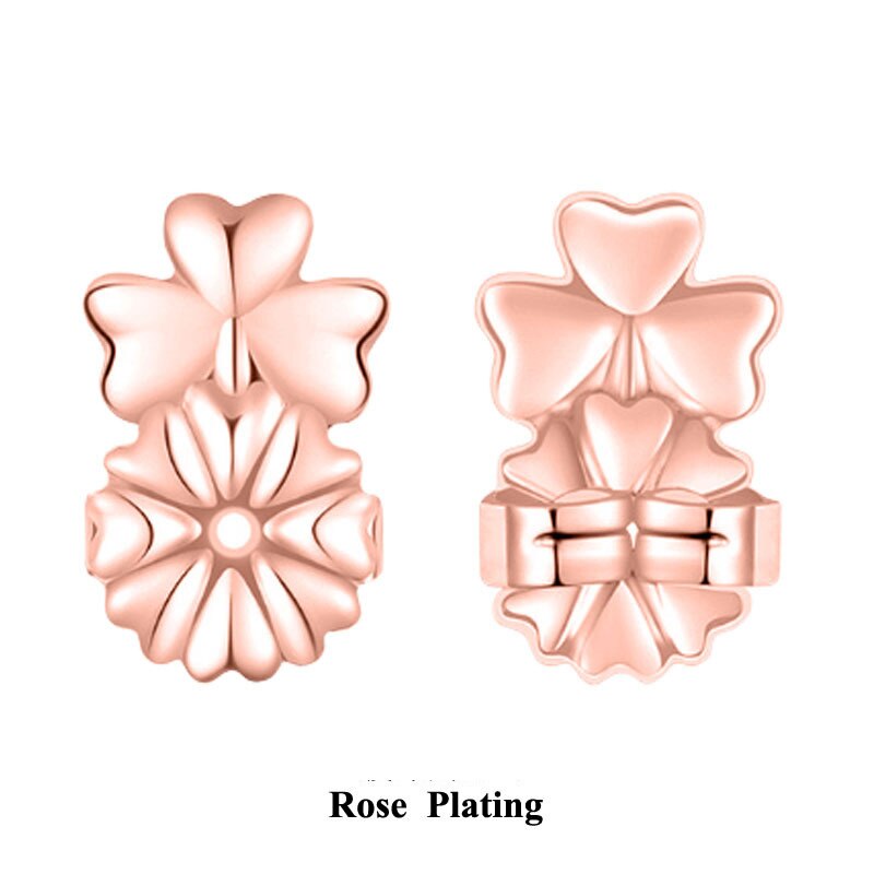 Nowe popularne Magic Bax Ear Studs urządzenie pomocnicze kreatywne nausznice Stud Buckle Lifter europejska i amerykańska biżuteria: E-Rose Gold