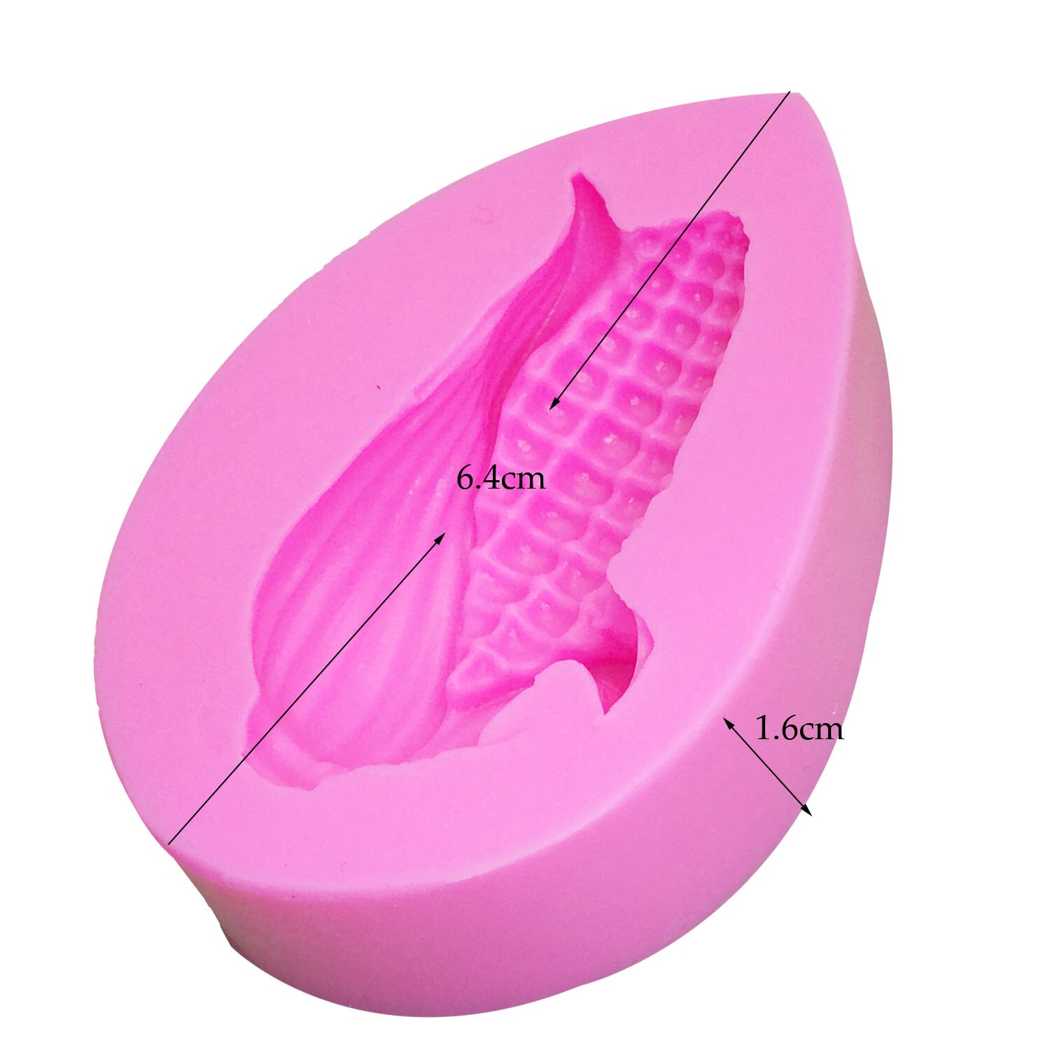 M0717 Vegetable Corn Mold cake decorating tools moule silicone Sweets Polymer Clay Mold