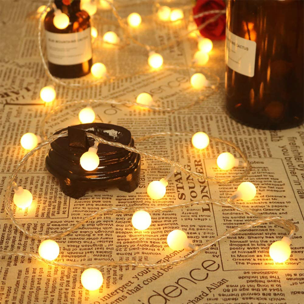 40/80 Led Fairy String Lights ,Outdoor Globe String Lights Usb Powered 8 Modi Waterdicht Kerst Fairy Verlichting Met Afstandsbediening
