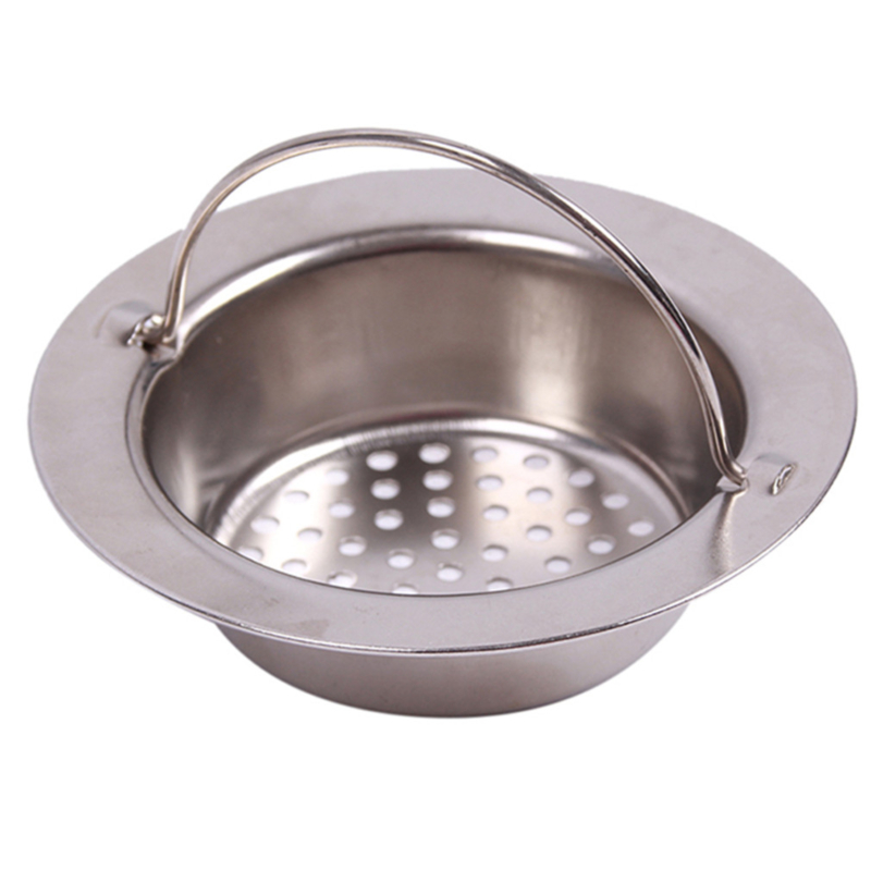 Roestvrijstalen Aanrecht Zeef Filter Tank Huishoudelijke Sink Bad Douche Afvoer Gat Filter Ronde Metalen Sink Filter Mesh