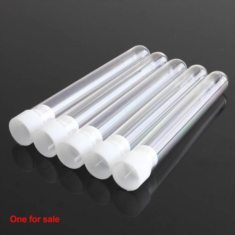 12ml Disposable Hard Test Tube Ps Plastic Hard Test Transparent Tube School Tube Container Test Decorative Test Tool V2Q6