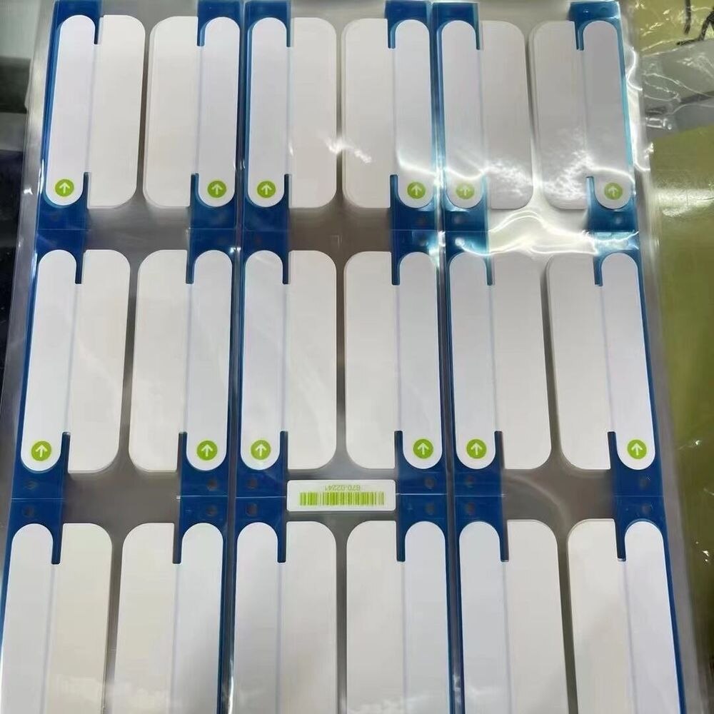 50set scatola di imballaggio etichetta adesiva sigillo per iPhone SE3 / SE 2022 scatole confezione involucro di plastica pellicola di carta sigillante aperta