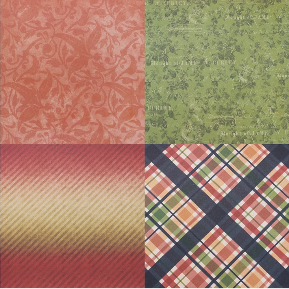 KSCRAFT 12pcs 6" Single-side Printed Forever Love pattern papercraft art paper handmade scrapbooking kit set books